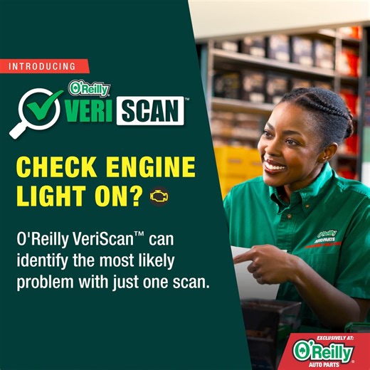Never ignore a warning light. 💡 If your Check Engine Light is on, your {{page.location.city}} O'Reilly Auto Parts will scan the code for you and provide a list of possible fixes. | O'Reilly Auto Parts