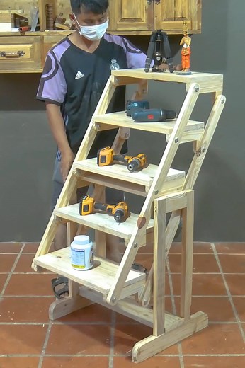 25K views · 537 reactions | DIY Switching table to shelf #woodart #wooddesign #woodcraft #woodworking #wood #tipswoodworking #wooddiy #woodwork #woodjoinery #Japanesejoinery #joinery #amazing #FacebookReelsContest #Wow #tricks #reelsfb #reelsviral #reels​ #carpentry #carpenter | Woodworking Ideas | Facebook