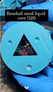 Jumbo dice! What would you name this colorway? 👀 #dice #dnd #ttrpg #liquidcoredice | Cassiopeia Dice