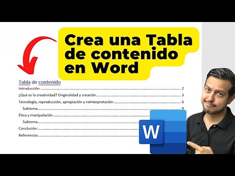 Cómo Crear una Tabla de Contenido Automática en Microsoft Word | Tutorial Paso a Paso