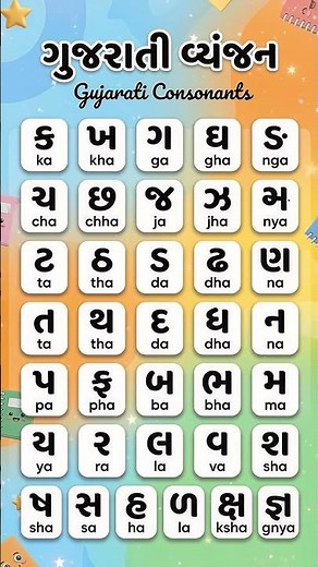 🚫ABCD નહીં! 😱 ગુજરાતી કક્કો (ક થી જ્ઞ) શીખો |Gujarati Consonants for Kids#ગુજરાતી #english #અંગ્રેજી