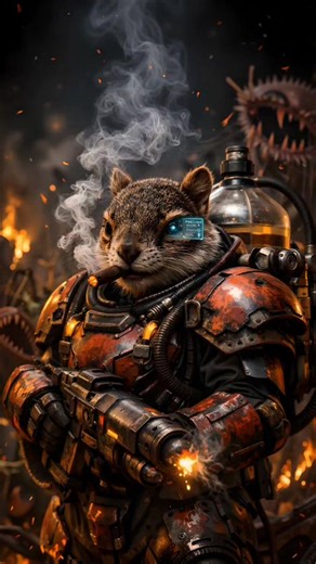 Marine squirrel vs alien plant #Marine #Squirrel #Alien #Plant #BufoAIvarius