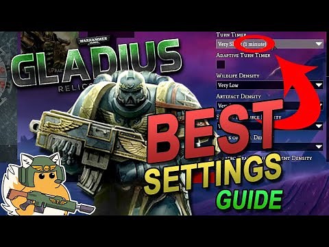 Warhammer 40k Gladius BEST SETTINGS Guide Tutorial PvP Game Setup