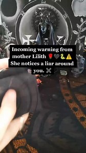 3.8K reactions · 385 shares | Mother Lilith notices a liar around you. She has some words for you. 黎 #Lilith #deity #tarotreadersofinstagram #divineguidance #paganwitch #darkgoddess #witchtok #fy #pagan #witch #tarotreading #tarotcommunity #Tarot | Jordyn Lilitu | Facebook