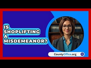 Is Shoplifting A Misdemeanor? - CountyOffice.org