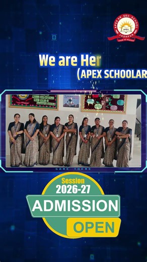 Admissions are now OPEN at Apex Sr. Sec. School, Kudi, Jodhpur 🎓