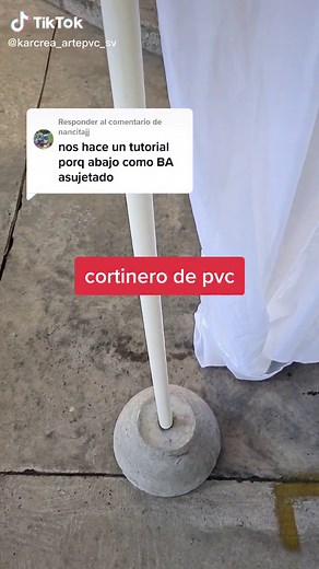 Cómo hacer una estructura de PVC para decorar con telas