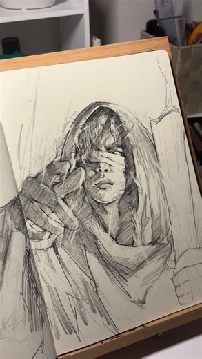cheska on Instagram: "Tiresias from Epic The Musical leveling up my art pt.12"