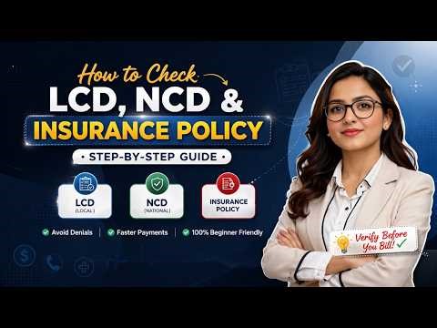 How to Check LCD, NCD & Insurance Policy (Step-by-Step) Verify CPT Coverage Using LCD, NCD & Policy