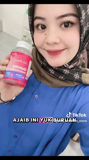 Glowing tanpa ribet Bye-bye flek & kusam👋🏻 Cuma karena rutin makan permen gummy ini💕