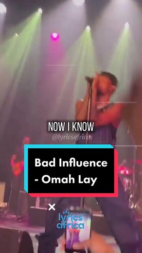 Omah Lay - Bad Influence (Lyrics)