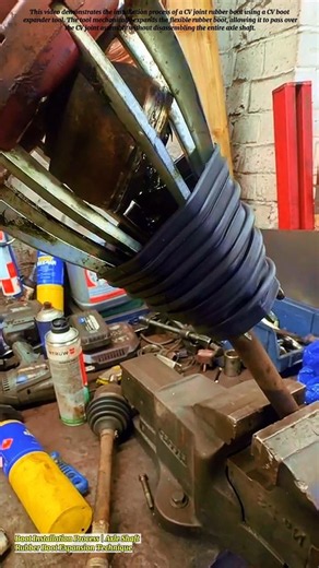 CV Boot Installation Process | Axle Shaft Rubber Boot Expansion Technique