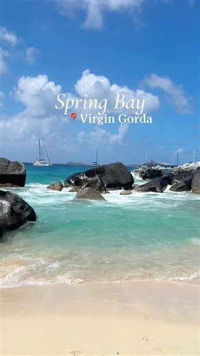 Everyone talks about The Baths…But Spring Bay- where you actually fall in love with Virgin Gorda