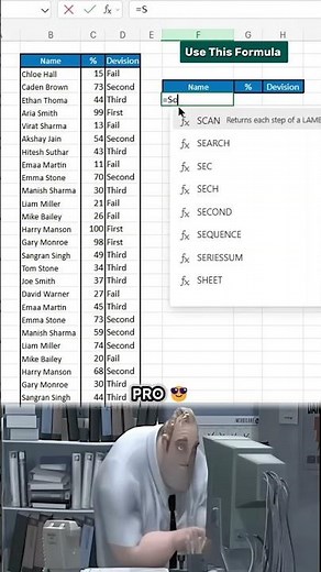 How to use sort formula in excel | Excel Tips and Tricks #excel #exceltricks