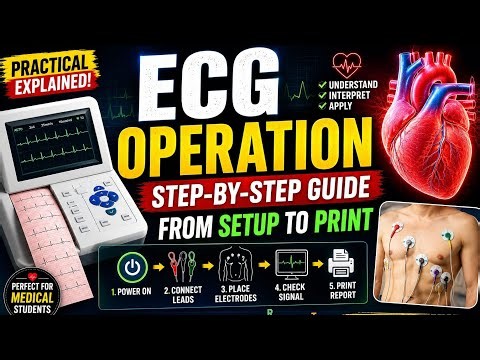 🫀 ECG Interpretation Practice | Learn How to Read ECG Step by Step | For Medical Students & Nurses