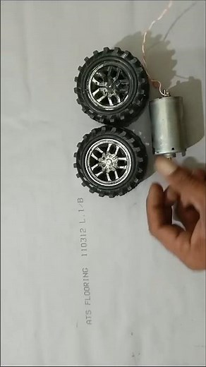 Homemade 12V Battery Powered Car in Action! #experiment #diy #automobile #woodworking #craft #power