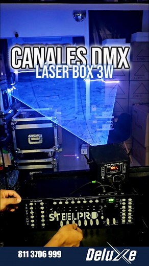 Aquí un video de cómo controlar tu láser de 3 watts con DMX💡 En Iluminación Deluxe te enseñamos a sacar el máximo provecho de tu equipo profesional.😍 8113706999 🤩Av. Simón Bolívar 1840, Mitras Centro, Monterrey 🚚 ¡Envíos a TODO MÉXICO! | ILUMINACION DELUXE
