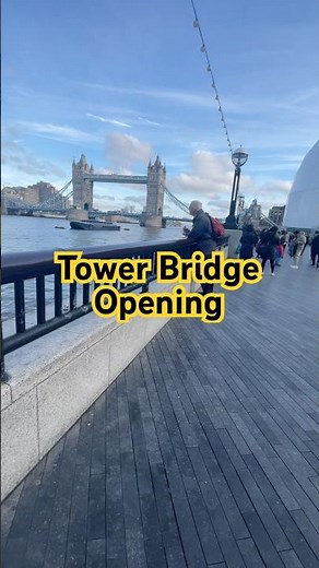 Tower Bridge Opening Time | London #towerbridgelondon
