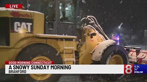 Snow impacts travel in Connecticut