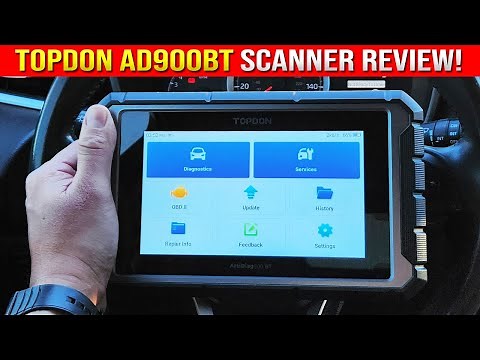 TOPDON ArtiDiag900 BT Bidirectional Scanner Review (AD900BT)