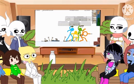 Undertale React Animation VS Minecraft！