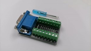 flashtree VGA DB15 Female 16Pin Jack Port to Terminal Breakout Board Connector 2Row Plug DR15 D-SUB Female