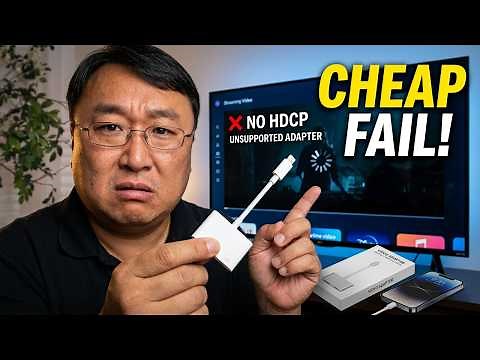Why Cheap Apple Lightning AV Adapters Don't Work