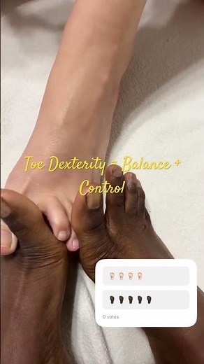 Balance vs control : ASMR Foot comparison