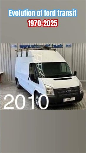 Evolution of ford transit from 1970-2025 model part 2.