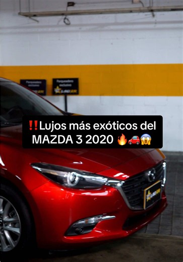 Los lujos y detalles más atractivos de este exótico Mazda 3. 👀🔥 Diseño, tecnología, acabados y esa sensación deportiva que hacen que cada vez que se suba a esta nave se sienta especial. 🚘⚡ Porque hay carros que simplemente lo llevan de un punto a otro… y hay otros que convierten cada trayecto en una experiencia. 😮‍💨💯 #mazda3 #mazda #autosenventa #carrosusados #parati