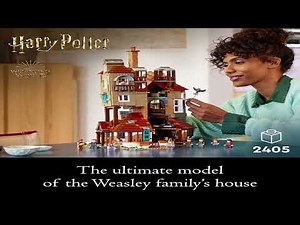 Review: LEGO Harry Potter The Burrow Set | 76437, Weasley House with 10 Minifigures