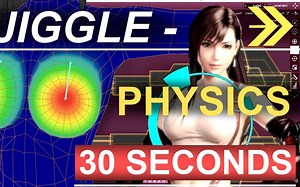 开源建模软件Blender之30秒内学会摇动物理！！【中/英字幕】【源码见简介】