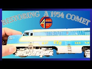 Fixing a stuck Comet: 1954 American Flyer engine repair.