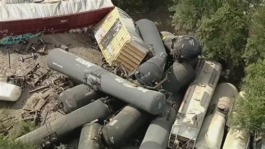 Cleanup continues after train carrying hazardous chemicals derailed in North Texas