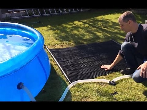 Totally Solar Powered Pool Heating Kit, Free Heating & Electricity - Installation Guide