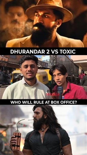 Dhurandhar 2 vs toxic public review | dhurandar 2 vs toxic | yash vs ranveer singh #shorts