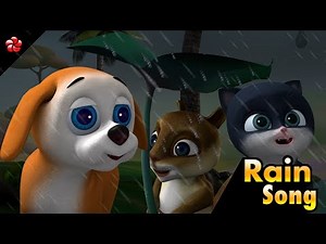 RAIN SONG ♥ Malayalam nursery rhymes ★ from malayalam cartoon Pupy III HD