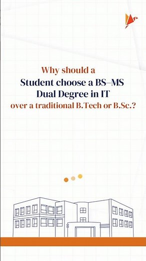 Why should a student choose a BS-MS Dual Degree in IT over a traditional B.Tech or B.Sc.?