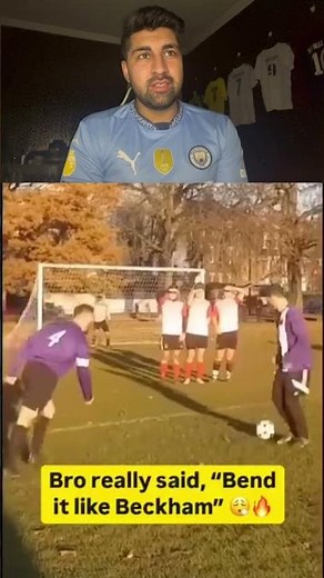 David Beckham Would Be Proud of This Kid 😳⚽ #footballshorts #football #davidbeckham