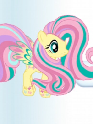 Rainbowfied Fluttershy in My Little Pony