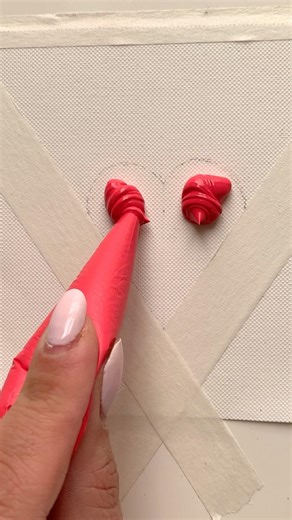 Texture heart art tutorial | easy texture art for valentines 💌 #shorts #shortvideo