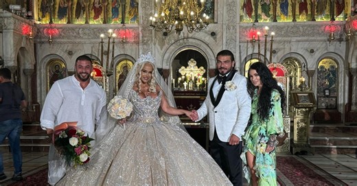 Primele imagini cu Anda Adam mireasă! Vedeta a strălucit la propriu într-o rochie stil prințesă. Nici Joseph nu s-a lăsat mai prejos! FOTO