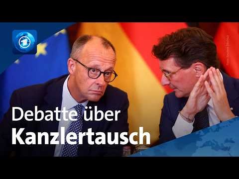Mediendebatte: Löst Wüst Kanzler Merz ab?