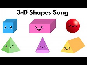 Song By Hopscotch l 3D-Shapes Song l Fun For Kids!