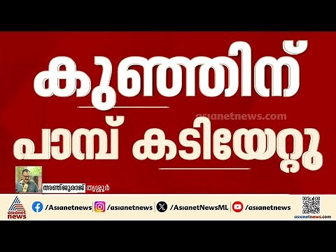 തൃശൂരിൽ രണ്ടര വയസ്സുകാരന് പാമ്പ് കടിയേറ്റു; കടിയേറ്റത് ശുചിമുറിയിൽ നിന്ന് | Snake Bite