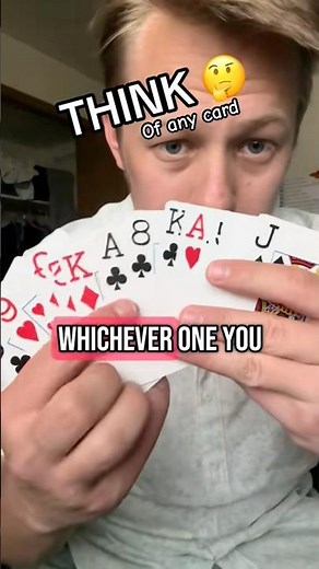 Mind Reading Card Trick #tricks #magic #magician #mindreading #mindblown