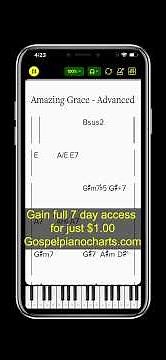 “Amazing Grace” gospel piano chords: #gospelpianist #gospelpiano #pianoguy #gosplemusicians