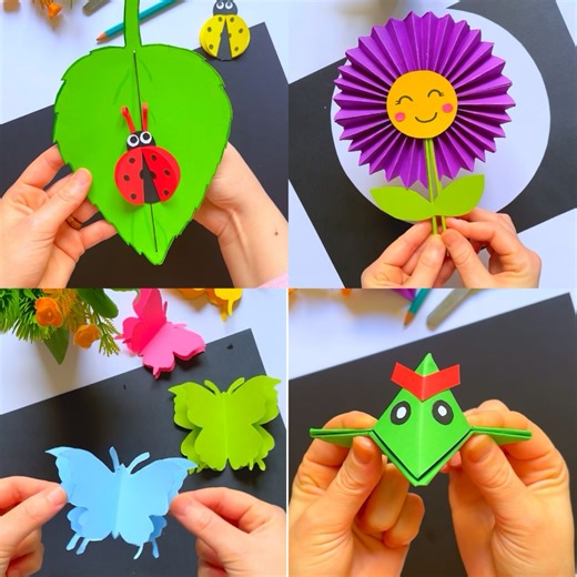 Make these crafts with your child 😍 #kids #crafts #activities #paper #craftkids #enfants | Art Crafts