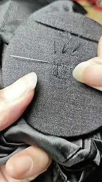 Repairing holes in a suit - learn to do it at home!
