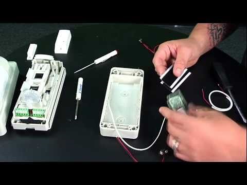 How to Wire a VX-402R OPTEX Outdoor Motion Detector to a Wireless Transmitter
